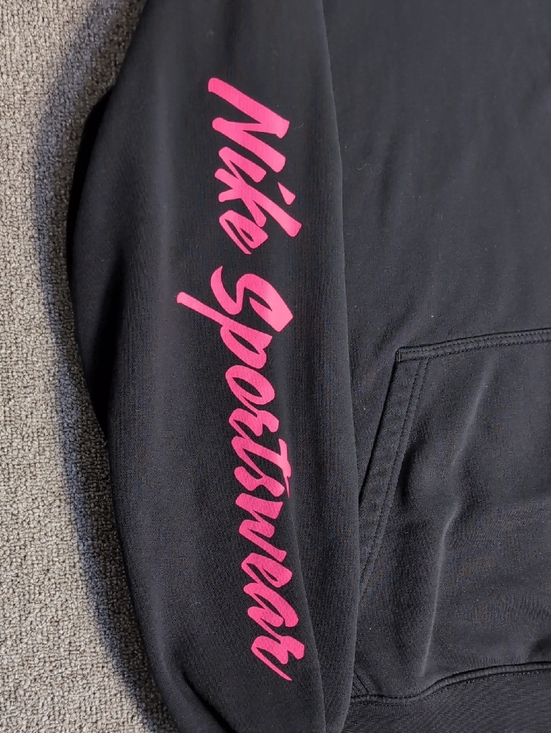 Nike NSW Club Fleece South Beach Pullover Hoodie Size XXL in Black - Picture 5 of 12